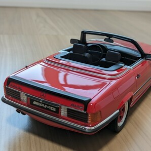 【オットーモビル】 1/18 メルセデスベンツ 500SL(R107) AMG 1986 (レッド)世界限定 2,000個 [OTM962] 新品  旧車 カブリオレの画像4