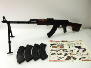 ■ガーダー製 RPK AKカスタム マルイスタンダード電動ガンベース メタル 木製ストック 予備マガジン4本付