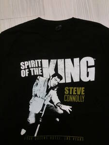 Steve Connolly エルヴィス・プレスリー ショー Tシャツ ラスベガス M◆Elvis Presley エルビス ミュージシャン USA Vintage T shirt