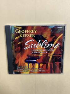 送料無料 GEOFFREY KEEZER「SUBLIME 〜HONORING THE MUSIC OF HANK JONES」輸入盤