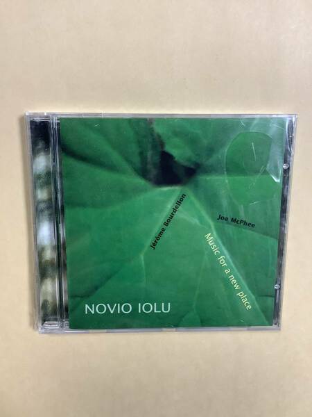 送料無料 JEROME BOURDELLON & JOE McPHEE「NOVIO IOLU 〜 MUSIC FOR A NEW PLACE」輸入盤 新品未開封品