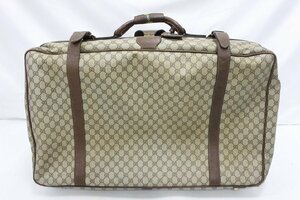 【行董】 AO611BOT17 GUCCI グッチ GG柄 オールドグッチ トランクケース トラベル 旅行 バッグ かばん ブランド