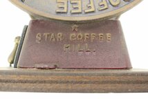 【行董】 AC362ABC11 STAR COFFEE MILL スター コーヒーミル 珈琲 手挽き 手動式 昭和レトロ アンティーク_画像3