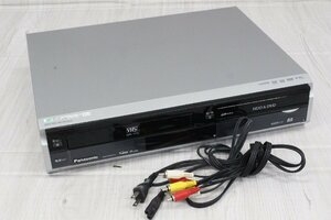 【行董】 AC377ABC26 Panasonic パナソニック DMR-XP21V VHS/HDD/DVD レコーダー 通電確認 2007年製 デジタルハイビジョン