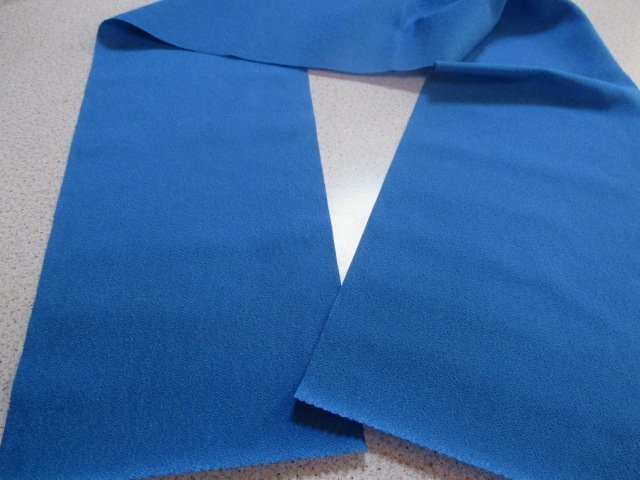 D921送料無料【洗える おしゃれちりめん 無地 半衿：1800円】新品 未使用