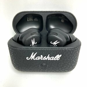 ｔ)マーシャル Marshall MOTIF II A.N.C ブラック ワイヤレスイヤホン ノイズキャンセリング Bluetooth 中古 ※箱/充電ケース/他有