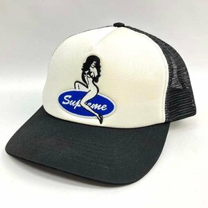 ｔ）シュプリーム Supreme キャップ 帽子 PinUp Mesh Back 5-Panel ピン アップ メッシュ バック 5パネル ブラック MADE IN U.S.A 中古