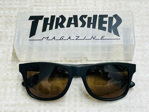 美品　THRASHER サングラス　タレックスレンズ　アーシーブラウン？入り　3481