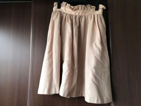 定価12,000円 トランテアン ハイウェストスカート 毛100% ウール S