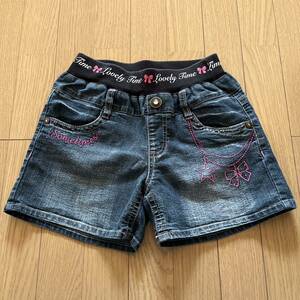 キッズ デニム ショートパンツ 140 ホットパンツ