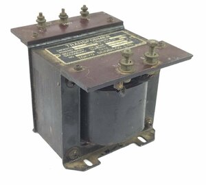 変圧器 トランス 詳細不明 TRANSFORMER FREQUENCY:50/60Hz PRIMARY:200-1220V DATE 1970 TOKYO SEIDEN CO., LTD　s3257_B