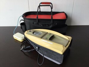 釣り道具3点セット　2WAY AIR PUMP CAR&Battery エアポンプ ジェットエアポンプ ダイワ BX-750 TOMOFUNE DAIWA 友舟 鮎 ケース　o3098-A