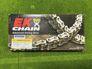 ☆ 新品 EKチェーン ゴールドチェーン EK-CHAIN イーケーチェーン EK 520MRD7 (GP;GP) 120L 箱無し☆ モトクロス エンデューロ モタード01