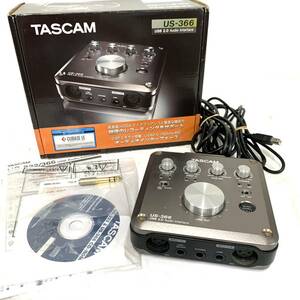 動作未確認 TASCAM US-366 オーディオインターフェース タスカム 付属品 カ4