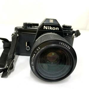 動作未確認 ニコン EM M90 フィルムカメラ Nikon マニュアルフォーカス 現状品 36-72mm 1：3.5 カ4