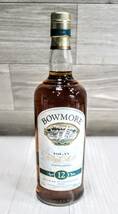 X11C256【本州送料無料】BOWMORE ISLAY 12　スコッチウイスキー　750ml/ 43%/ 未開封　元箱有_画像2