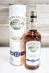 X11C257【本州送料無料】BOWMORE ISLAY 17　スコッチウイスキー　750ml/ 43%/ 未開封　元箱有