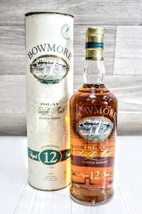 X11C258【本州送料無料】BOWMORE ISLAY 12　スコッチウイスキー　750ml/ 43%/ 未開栓　元箱有