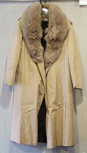 毛皮襟ロングコート、ライナー付きサイズ11A2　13