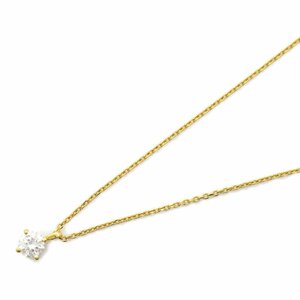 Vendome Aoyama Vendome Aoyama necklace diamond necklace clear series K18( yellow gold ) used lady's 
