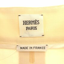 HERMES エルメス ロングスカート ロングスカート ベージュ系 ウール 中古 レディース_画像6