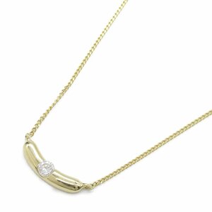 Vendome Aoyama Vendome Aoyama necklace diamond necklace clear series K18( yellow gold ) diamond used lady's 