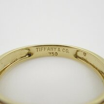 TIFFANY＆CO ティファニー リング・指輪 ダイヤ リング クリア系 K18（イエローゴールド） ダイヤモンド 中古 レディース_画像4