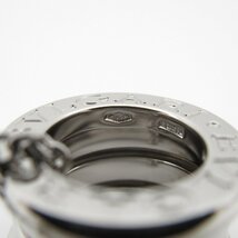 BVLGARI ブルガリ ネックレス B-zero1 ビーゼロワン ネックレス シルバー系 K18WG（ホワイトゴールド） 中古 ユニセックス_画像4