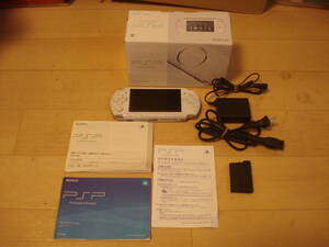 T★SONY PSP-3000 本体 パールホワイト 付属品完備 動作未確認 ★送料520円