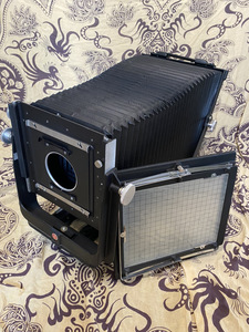 希少レア　美品　蛇腹穴なし Calumet C1 Black 810 8x10 Large Format Film Camera Body 大判カメラ　8x10 インチ ボディ 