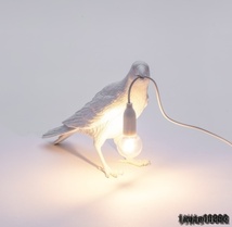 【utr】 鳥 カラス ランプ イタリアン リビング 装飾 デスクランプ アニマル バードランプ モダン アート おしゃれ スタンディング_画像7