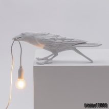 【utr】バード 鳥 カラス ランプ イタリアン リビング 装飾 デスクランプ ライト アニマル バードランプ モダン アート おしゃれ_画像5