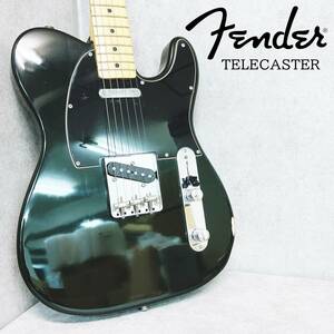 Fender フェンダー ジャパン テレキャスター エレキギター ブラック オーナーズマニュアル 純正ソフトケース付