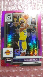 送料込即決 2022-23 Panini Donruss Optic Hyper Pink Prizm #170 Rui Hachimura 八村塁 ファーストレイカーユニ ハイパーピンクプリズム