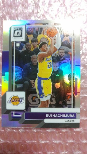 送料込即決 2022-23 Panini Donruss Optic Holo Prizm #170 Rui Hachimura 八村塁 ファーストレイカーユニ ホロプリズム ロサンゼルス