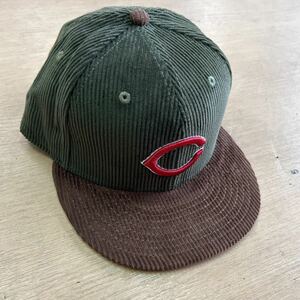 未使用品 広島カープ Carp NEW ERA ニューエラ キャップ 帽子 ズムスタ タグ付き　サイズフリー　SNAPBACK 緑　グリーン