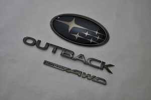 Цвет эмблема бесплатная доставка BS9 Legacy Outback Black Lear 3 очки установленные детали автомобилей подлинное покрытие