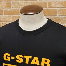 1円/G-STAR RAW/XSサイズ/丸首スウェット PACKAM ART R SW L/S D13490-7809 ロゴ レタード プリント トレーナー 新品/黒/ブラック/gf399/_画像3