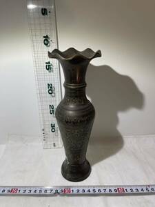 NN118 エジプト　花瓶　銅　真鍮　インテリア