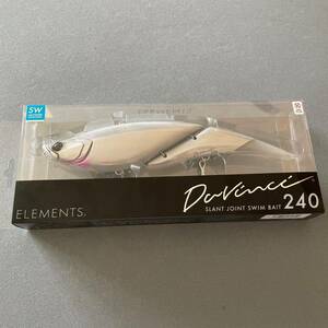 送料無料　未使用 ELEMENTS　エレメンツ　ダヴィンチ240　Laser　SW仕様 レーザー　シーバス　ビックベイト