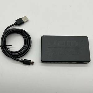 HDMI スプリッター 1入力4出力 AKI1760 4K 60Hz 1x4 HDMI 分配器 2画面同時出力 hdmi 増設 オーディオ同期