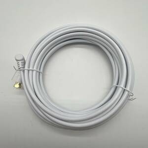  horn lik antenna cable AKI1949 for television S-4C-FB same axis 10m white L character difference included type / screw type connector HAT100-045LSWH