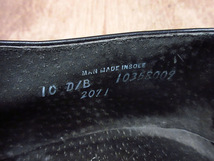 ビンテージ70's80's●STAFFORDストレートチップシューズ黒size 10 D/B●231119i1-m-dshs-28cmキャップトゥフォーマル革靴_画像9
