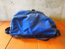 ビンテージ●Sacs Milletナイロンバックパック青●231122k7-bag-bpリュックサックかばんフランス製_画像3