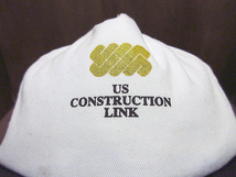 ビンテージ80’s●US CONSTRUCTION LINKスナップバックキャップ●231129j7-m-cp-bb古着1980s231129j7-m-cp-bb帽子1980s_画像5