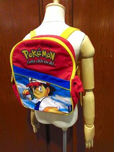 ビンテージ2000's●THERMOS Pokemonキッズランチバッグ●231113c4-bag-bp 00'sポケモン弁当箱バックパック保冷バッグリュックサーモス