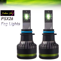 PSX26 グリーンレモン ライムイエロー LEDフォグランプ ハイエース 12V バルブ 12000LM 車検対応 1年保証_画像1