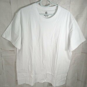 16 00870☆ [Ballot] Tシャツ 無地 半袖 3枚組 肉厚生地 アンダーシャツ 綿100％ (3XL, ホワイト)【アウトレット品】の画像2