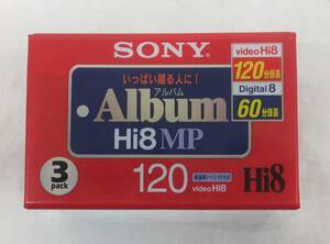 [ unused unopened goods * present condition goods ]*3 volume pack SONY Sony 8 millimeter video Hi8 video cassette tape 3P6-120HMPL