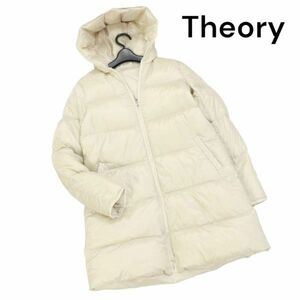 Theory セオリー 【DOWN/PAVLOS.R】 秋冬 フーディー ダウン コート Sz.2　レディース　K3T00933_B#N